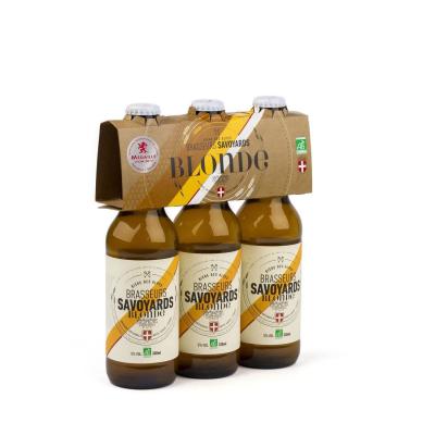 BRASSEURS SAVOYARDS Bi&egrave;re Blonde Des Alpes Bio 5%  - Le Pack De Bouteilles
