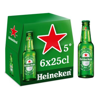 HEINEKEN  bi&egrave;re blonde 6x25cl 