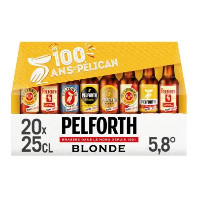 PELFORTH Bi&egrave;re Blonde 5,5%  - Le Pack De Bouteilles