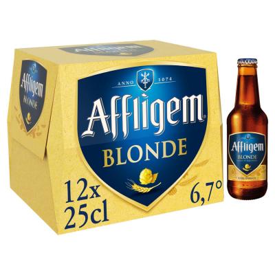 AFFLIGEM Pack de bi&egrave;re cuv&eacute;e blonde d'abbaye, , 6.7&deg; (12 x 25 cl) 