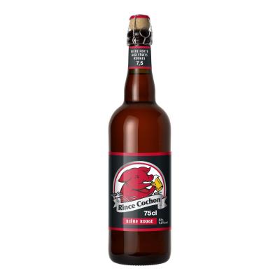 BRASSERIE HAACHT Bi&egrave;re rouge Rince Cochon, , 7.5&deg; (75 cl) 