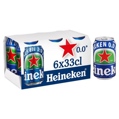HEINEKEN  bi&egrave;re blonde 0&deg; 6x33cl 