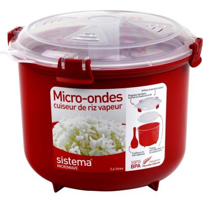SISTEMA Boite Micro-ondes Cuiseur Riz Vapeur 2,6 L  - La Boite