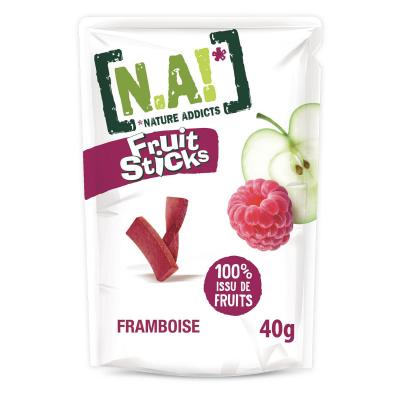 N.A! N.A ! Nature Addicts Fruit stick &agrave; la framboise - Sachet de 40g