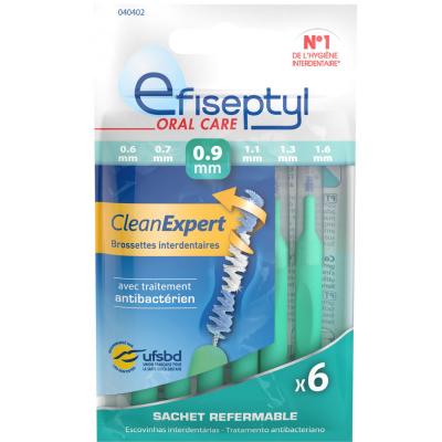 EFISEPTYL Brossette interdentaire Clean Expert 0,9mm