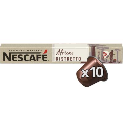 NESCAFE Caf&eacute; Capsules compatibles NESPRESSO AFRICAS Intensit&eacute; 10