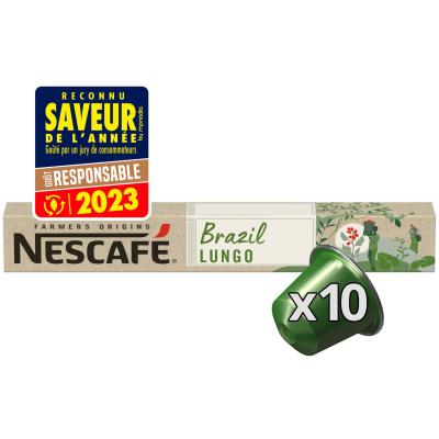 NESPRESSO Caf&eacute; Capsules compatibles  BRAZIL Intensit&eacute; 8