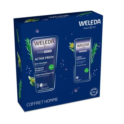 WELEDA  Coffret Homme Cr&egrave;me Hydratante + Gel Douche