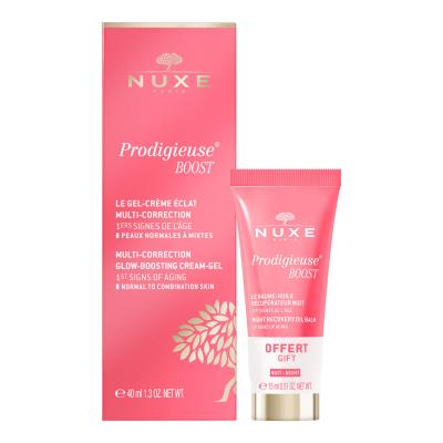 Nuxe Prodigieuse Boost Gel-Crema Luminosidad 40ml + B&aacute;lsamo-aceite Recuperador Noche 15ml