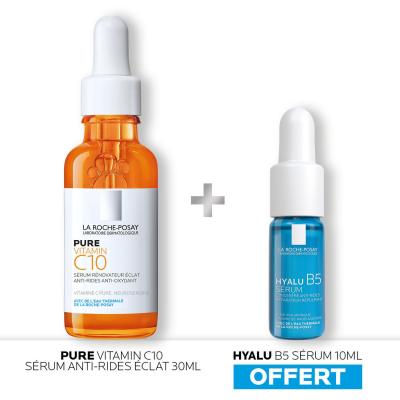 LA ROCHE POSAY  Set Pure Vitamin C10 S&eacute;rum + Mini Hyalu B5 Serum