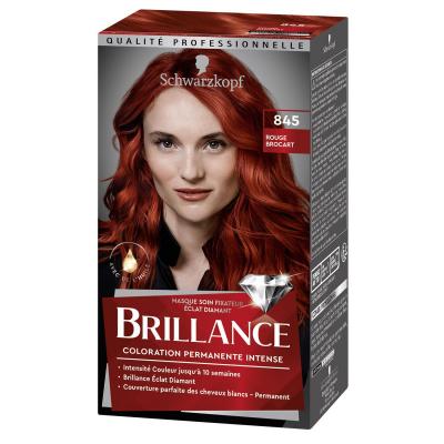 BRILLANCE Schwarzkopf  - Coloration Permanente - Rouge Brocart 845