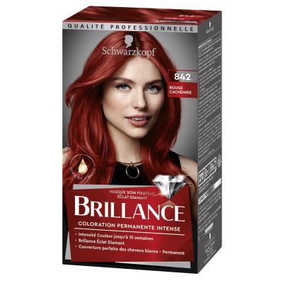 BRILLANCE Schwarzkopf  - Coloration Permanente - Rouge Cachemire 842