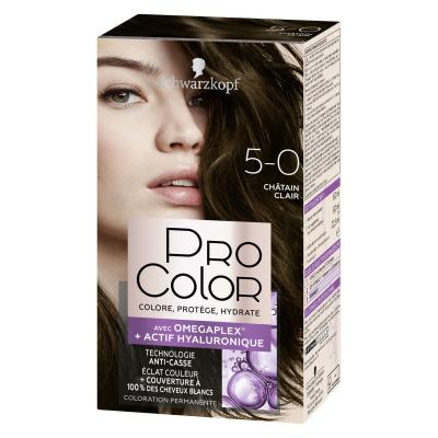 SCHWARZKOPF Coloration ch&acirc;tain clair 5.0 - Pro Color