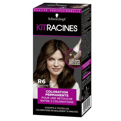 SCHWARZKOPF Coloration Permanente Permanente Ch&acirc;tain R6  - La Bo&icirc;te