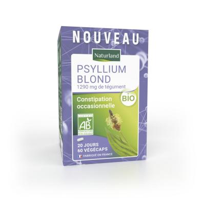 NATURLAND  Psyllium Blond 60 V&eacute;g&eacute;caps