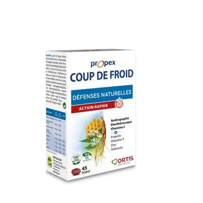 ORTIS  Propex Coup de Froid Compl&eacute;ment Alimentaire 45 Comprim&eacute;s