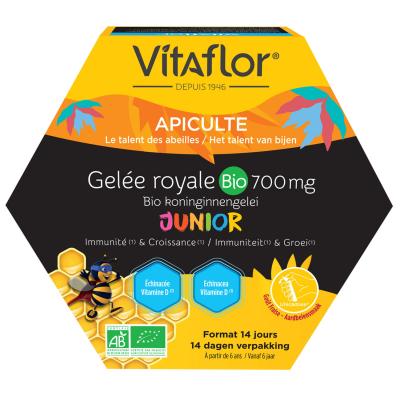 VITAFLOR Gelee Royale Bio 14 Unicadoses Junior+ 700 mg 