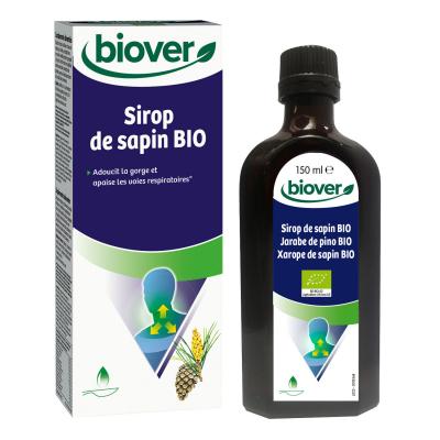 BIOVER Compl&eacute;ment Alimentaire Gorge Sirop De Sapin Bio  - Le Flacon De 150ml