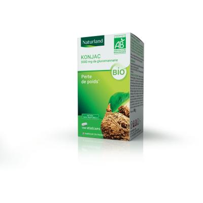 NATURLAND Compl&eacute;ment Alimentaire Konjac  - La Boite De 150 - 88g