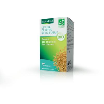 NATURLAND  Levure de Bi&egrave;re Revivifiable Bio 150 V&eacute;g&eacute;caps