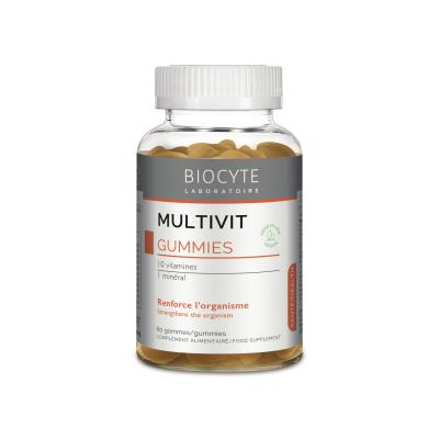 BIOCYTE  Longevity Energie & Vitalit&eacute; - Multivit Gummies 60 gommes