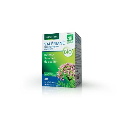 NATURLAND  Val&eacute;riane Bio 75 V&eacute;g&eacute;caps - Bo&icirc;te 75 v&eacute;g&eacute;caps