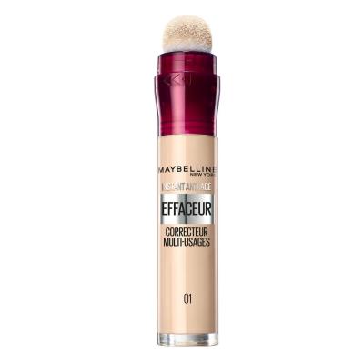 MAYBELLINE Correcteur Anti-cernes L'effaceur Instant Anti-age 01 Beige Rose New York  - La Bo&icirc;te