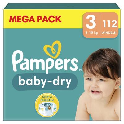 PAMPERS  Couches culottes T3 - Le paquet de 112 couches