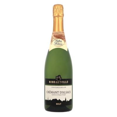 CONSTANCE MULLER REFLETS DE FRANCE Vin P&eacute;tillant Blanc Aop Cr&eacute;mant D'alsace  - La Bouteille De 75cl