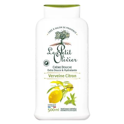 LE PETIT OLIVIER Cr&egrave;me douche extra douce, Verveine citron