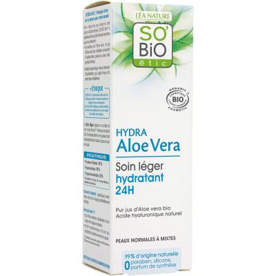 LEA NATURE SO BIO ETIC Soin L&eacute;ger Hydratant Bio Alo&eacute; Vera - SO'BiO &eacute;tic
