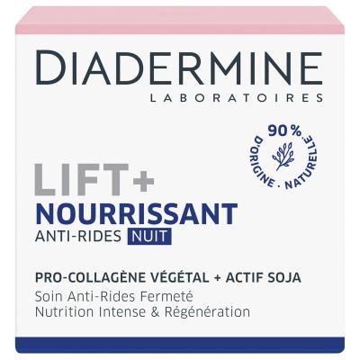 DIADERMINE Cr&egrave;me Visage Nuit Anti-rides  - Le Pot De 50 Ml