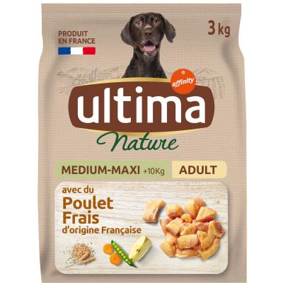 ULTIMA  Nature Medium-Maxi avec du Poulet 3 kg