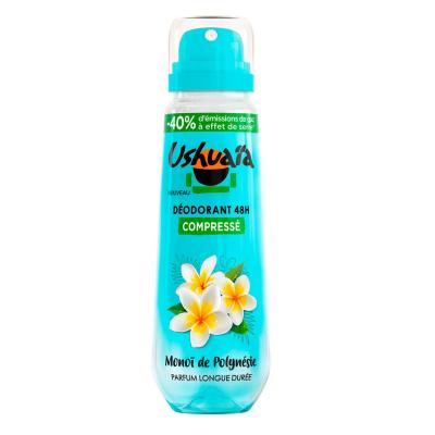 USHUAIA  - Ushua&iuml;a D&eacute;odorant Compress&eacute; 48h Mono&iuml; de Polyn&eacute;sie 100 ml