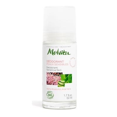MELVITA  D&eacute;odorant Peaux Sensibles Bio 50 ml - Flacon-Bille 50 ml