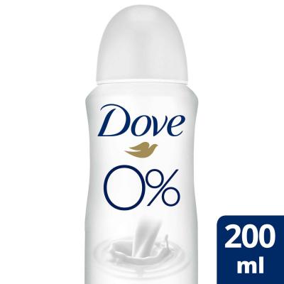 DOVE  D&eacute;odorant invisible care 0% sels d'aluminium - La bombe de 200ml