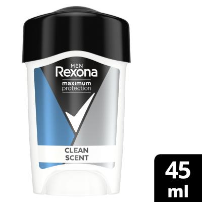 REXONA D&eacute;odorant Homme Anti-transpirant Maximum Protection Clean Scent  - Le Stick De 45ml
