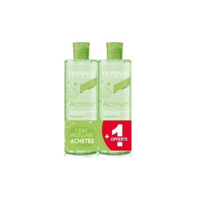 ACTIPUR Noreva  : Peaux &agrave; Probl&egrave;mes Duo Eau Micellaire Purifiante 2 X 400 ml - Lot 2 x 400 ml