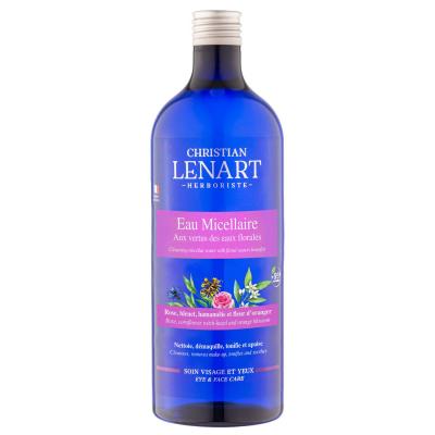 CHRISTIAN LENART HERBORISTE Eau micellaire aux vertus des eaux florales.