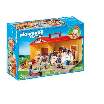 Ecurie Transportable Playmobil - La Bo&icirc;te