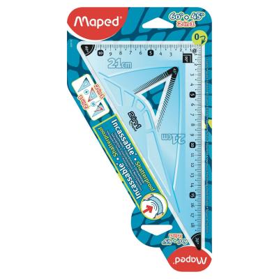 MAPE Equerre 60/45-21cm 2en1 Flex d - L'&eacute;querre