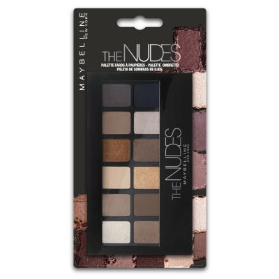 MAYBELLINE The nudes - palette d'ombre &agrave; paupi&egrave;res  new york 