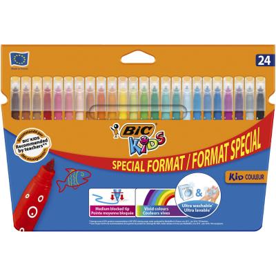 BIC Feutres De Coloriage Kid Couleur X24  - La Bo&icirc;te De 24 Feutres