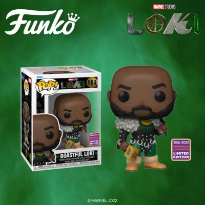 FUNKO  Marvel Loki Pop! Deluxe Vinyl Figure Boastful Loki 9 Cm Vert