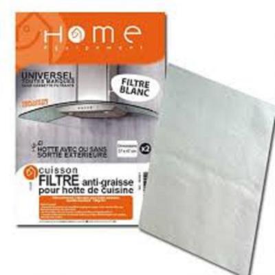 HOME EQUIPEMENT Filtre de hotte antigraisse &agrave; decouper 95400/1 pour Hotte FAR, GAGGENAU, LISTO , HOTTE LISTO HC 60L1B BLANCHE
