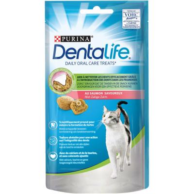 DENTALIFE Purina  Daily Oral Care au saumon pour chat (40 g) 8 x 40 g