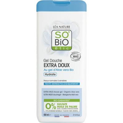 LEA NATURE SO BIO ETIC SO'BiO &Eacute;tic Gel Douche Extra-Doux &agrave; l'Aloe Vera, 650ml