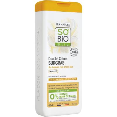 SO BIO ETIC SO'BiO etic Douche Creme Surgras &agrave; l'Huile de Karite Bio 650 ml