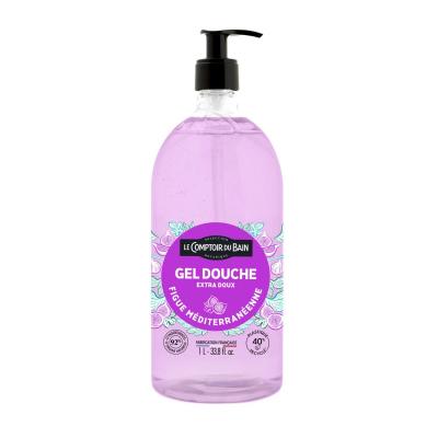 LE COMPTOIR DU BAIN  Gel Douche Figue M&eacute;diterran&eacute;enne 1 L - Flacon-Pompe 1000 ml