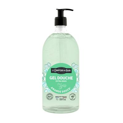 LE COMPTOIR DU BAIN  Gel Douche Amande Douce 1 L - Flacon-Pompe 1000 ml